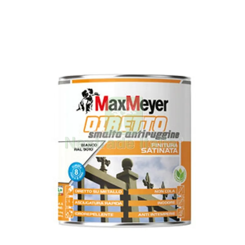 4PZ MAX DIRETTO ANTIRUG ACQUA SAT BIANCO R9010 0,750 L — Pompe — rif. FERX.511694