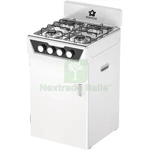 Cucina 4 Fuochi C/Portabombola Bianca — Casalinghi e organizzazione — rif. FERX.511740 Cucina 4 Fuochi C/Portabombola Bianca — Casalinghi e organizzazione — rif. FERX.511740
