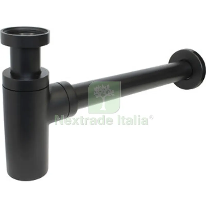 SIFONE DARREDO TONDO NERO D 11/4 — Scarichi e sifoni — rif. FERX.511769 SIFONE DARREDO TONDO NERO D 11/4 — Scarichi e sifoni — rif. FERX.511769