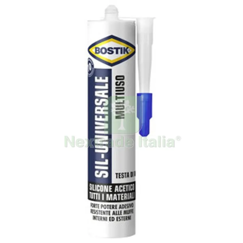 12PZ BOSTIK SIL-UNIVERSALE 280 ML TESTA DI MORO CART — Adesivi e sigillanti — rif. FERX.511795