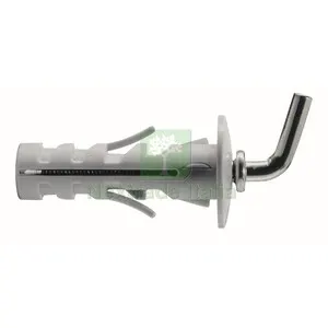 50PZ C Tassello Nylon CLB12/GC 12X45 C/Gancio Corto — Tasselli e ancoraggi — rif. FERX.511826