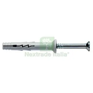 100PZ C TASSELLO NYLON A BATTUTA CLTN-S 6X 40 C/VITE — Tasselli e ancoraggi — rif. FERX.511871 100PZ C TASSELLO NYLON A BATTUTA CLTN-S 6X 40 C/VITE — Tasselli e ancoraggi — rif. FERX.511871