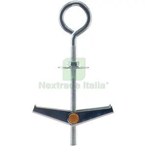 50PZ C ANCORA IN ACCIAIO CLD-OC 14X75 C/OCCHIOLO CHIUSO — Minuteria metallica — rif. FERX.511891