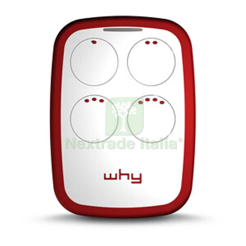 RADIOCOMANDO WHY NOA MULTIFREQUENZA GRANADE RED — Automazioni cancello — rif. FERX.512069