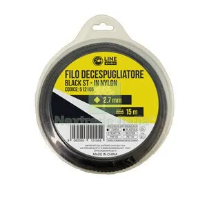 C FILO DECESPUGLIATORE QUAD SEGHETT BLACK-ST 2,7MMX15M — Attrezzi da giardino a motore — rif. FERX.512105
