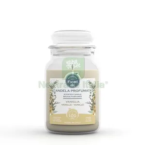 6PZ Candela Officina dei Fiori Vaniglia 100 ORE — Materiale promozionale e POP — rif. FERX.512120
