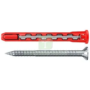 50PZ FISCHER TASSELLO HYBRIDPOWER 10X90 C/VITE TSP TX — Tasselli e ancoraggi — rif. FERX.512188