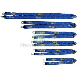 VIRO 332 CATENA ANTIFURTO RIVESTITA D MM 10 X120CM — Lucchetti e catene — rif. FERX.512274