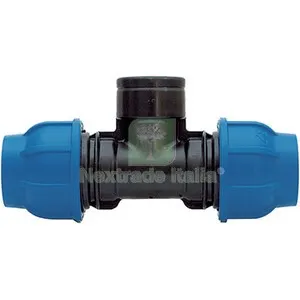 5PZ RACCORDO POLIPROP TEE FEM D 40 X 11/4 X 40MM* — Tubi e raccordi — rif. FERX.512424