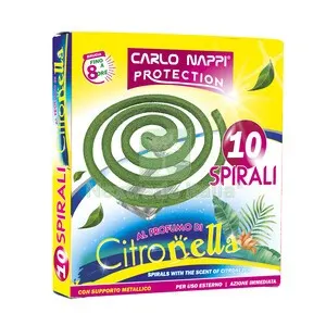 Citronella Spirali C/Supporto 10 PZ — Protezione piante e sementi — rif. FERX.512497