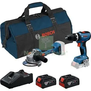 BOSCH-B KIT TRAPANO C/PERC 65NM 18V-65+SMERIGL 18V-8 — Trapani e avvitatori — rif. FERX.512596
