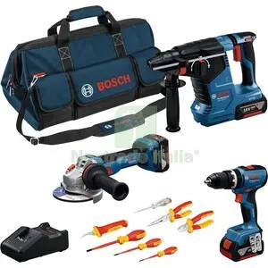 BOSCH-B KIT TRAPANO C/PERC+SMERIGL+MARTELLO PERF — Martelli e mazze — rif. FERX.512597 BOSCH-B KIT TRAPANO C/PERC+SMERIGL+MARTELLO PERF — Martelli e mazze — rif. FERX.512597