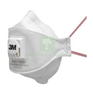10PZ MASCHERINA PROTEZIONE 3M FFP3 C/VALVOLA 9332 — Protezioni corpo — rif. FERX.512618