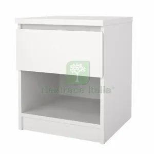 Kit Comodino Naia 1 Cass 40X40X49,5CM Bianco — Arredo — rif. FERX.512638