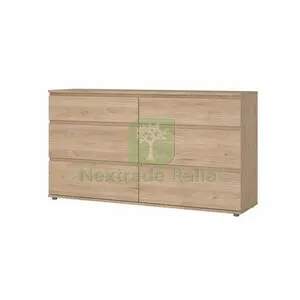 Kit Cassettiera Doppia 6 Cass 153,4X40X83,7CM Rovere — Arredo — rif. FERX.512645