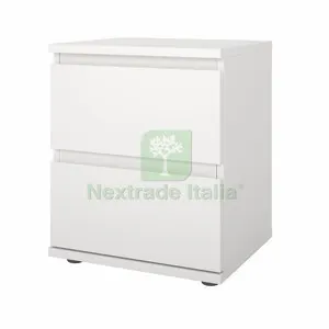 Kit Comodino Nova 2 Cass 40X34X48,2CM Bianco — Arredo — rif. FERX.512646