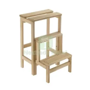 Scaletto Legno a 3 Gradini C/Ribalta Naturale — Casalinghi e organizzazione — rif. FERX.512775 Scaletto Legno a 3 Gradini C/Ribalta Naturale — Casalinghi e organizzazione — rif. FERX.512775