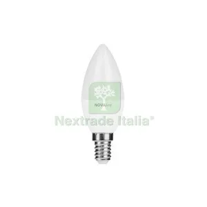 10PZ Nova Lampada LED Oliva E14 5,5W 3000K — Illuminazione — rif. FERX.512844 10PZ Nova Lampada LED Oliva E14 5,5W 3000K — Illuminazione — rif. FERX.512844