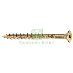 200PZ VITE P/CARPENTERIA TSP TX 4,5X 50MM ZN GIALLA — Viti — rif. FERX.512951 200PZ VITE P/CARPENTERIA TSP TX 4,5X 50MM ZN GIALLA — Viti — rif. FERX.512951