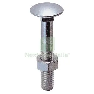 50PZ BULLONE C/DADO TTDQ 8 X150MM ZINCATO — Bulloni, dadi e rondelle — rif. FERX.513006 50PZ BULLONE C/DADO TTDQ 8 X150MM ZINCATO — Bulloni, dadi e rondelle — rif. FERX.513006