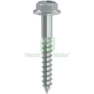 100PZ Tirafondo P/Legno TE FL 6 X160MM Zincato — Viti — rif. FERX.513011 100PZ Tirafondo P/Legno TE FL 6 X160MM Zincato — Viti — rif. FERX.513011
