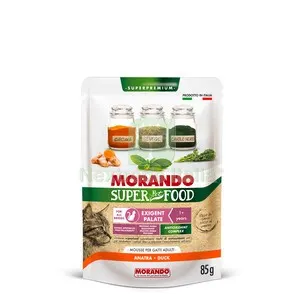 24PZ Cibo Gatto Morando S/Food Exigent 85 G Anatra — Gatti — rif. FERX.513085 24PZ Cibo Gatto Morando S/Food Exigent 85 G Anatra — Gatti — rif. FERX.513085
