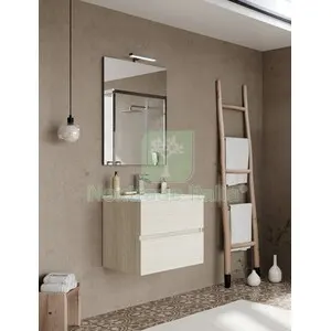 MOBILE BAGNO EASY 2C SOSPESO 60 ROVERE GHIACCIO — Accessori bagno — rif. FERX.513140 MOBILE BAGNO EASY 2C SOSPESO 60 ROVERE GHIACCIO — Accessori bagno — rif. FERX.513140