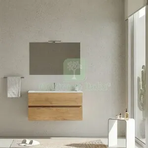 MOBILE BAGNO EASY 2C SOSPESO 100 ROVERE NATURALE — Accessori bagno — rif. FERX.513147 MOBILE BAGNO EASY 2C SOSPESO 100 ROVERE NATURALE — Accessori bagno — rif. FERX.513147