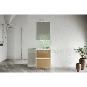 Mobile Bagno Lisbona 2C 60 Bianco L./ROV.NATURALE — Accessori bagno — rif. FERX.513153 Mobile Bagno Lisbona 2C 60 Bianco L./ROV.NATURALE — Accessori bagno — rif. FERX.513153