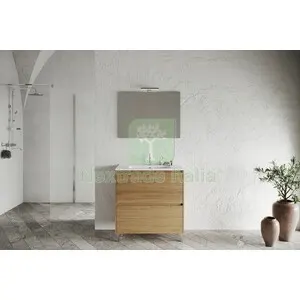 MOBILE BAGNO LISBONA 2C 80 ROVERE NATURALE — Accessori bagno — rif. FERX.513154 MOBILE BAGNO LISBONA 2C 80 ROVERE NATURALE — Accessori bagno — rif. FERX.513154