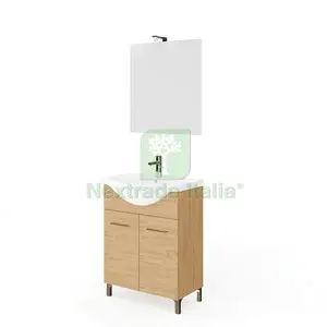 MOBILE BAGNO RUBINO 2A 65 ROVERE NATURALE — Accessori bagno — rif. FERX.513165 MOBILE BAGNO RUBINO 2A 65 ROVERE NATURALE — Accessori bagno — rif. FERX.513165