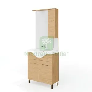 MOBILE BAGNO RUBINO 2A 75 ROVERE NATURALE — Accessori bagno — rif. FERX.513167 MOBILE BAGNO RUBINO 2A 75 ROVERE NATURALE — Accessori bagno — rif. FERX.513167