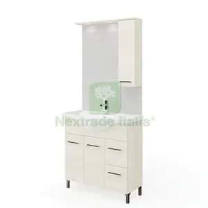 MOBILE BAGNO RUBINO 2A+2C 85 ROVERE GHIACCIO — Accessori bagno — rif. FERX.513168 MOBILE BAGNO RUBINO 2A+2C 85 ROVERE GHIACCIO — Accessori bagno — rif. FERX.513168