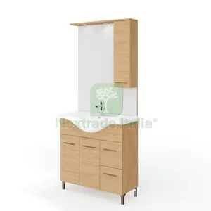 MOBILE BAGNO RUBINO 2A+2C 85 ROVERE NATURALE — Accessori bagno — rif. FERX.513169 MOBILE BAGNO RUBINO 2A+2C 85 ROVERE NATURALE — Accessori bagno — rif. FERX.513169