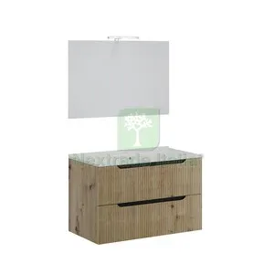 MOBILE BAGNO COMFORT 2C CANNET 80 ROVERE ORO — Accessori bagno — rif. FERX.513199