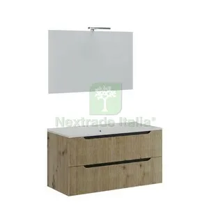 MOBILE BAGNO COMFORT 2C CANNET 100 ROVERE ORO — Accessori bagno — rif. FERX.513203 MOBILE BAGNO COMFORT 2C CANNET 100 ROVERE ORO — Accessori bagno — rif. FERX.513203