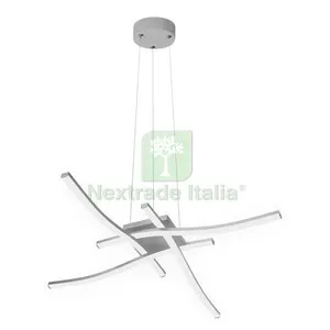 LAMPADA SOSP LED TRATTI 35W 4000K 3150LM SILVER 4L — Illuminazione — rif. FERX.513234