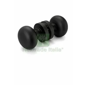 Pomolo Accoppiato Minori D 55 MM Nero — Maniglie e pomelli — rif. FERX.513248