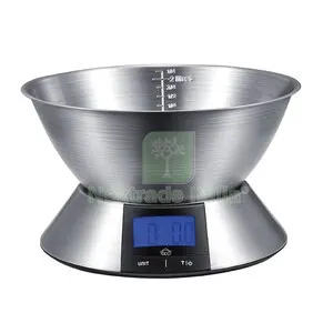 Bilancia Cucina Elettronica 5 KG Inox — Casalinghi e organizzazione — rif. FERX.513260 Bilancia Cucina Elettronica 5 KG Inox — Casalinghi e organizzazione — rif. FERX.513260