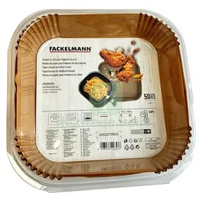 6PZ Stampo Carta Airfryer Quadrata 20CM 50PZ — Illuminazione — rif. FERX.513396 6PZ Stampo Carta Airfryer Quadrata 20CM 50PZ — Illuminazione — rif. FERX.513396