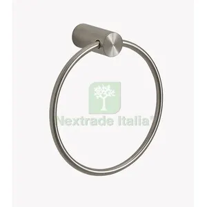 Gedy Ande Spazzolato Portasalviette AD Anello — Accessori bagno — rif. FERX.513566 Gedy Ande Spazzolato Portasalviette AD Anello — Accessori bagno — rif. FERX.513566