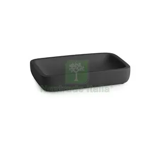 GEDY YLENIA PORTASAPONE NERO MATT — Accessori bagno — rif. FERX.513575 GEDY YLENIA PORTASAPONE NERO MATT — Accessori bagno — rif. FERX.513575