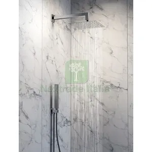 GEDY HIGH PRO STAR SET DOCCIA 25X25CM 05 CROMO — Irrigazione — rif. FERX.513674