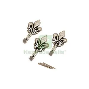 12CF GANCIO P/QUADRO GIGLIO 47 MM ARGENTO BL 3 PZ — Ferramenta per legno e mobili — rif. FERX.514059 12CF GANCIO P/QUADRO GIGLIO 47 MM ARGENTO BL 3 PZ — Ferramenta per legno e mobili — rif. FERX.514059