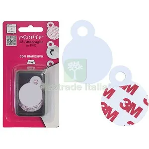 12CF Attaccaglia Autoadesiva in PVC BL 12 PZ — Ferramenta per legno e mobili — rif. FERX.514064 12CF Attaccaglia Autoadesiva in PVC BL 12 PZ — Ferramenta per legno e mobili — rif. FERX.514064