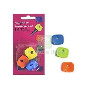 12CF Coprichiave in Plastica Colori Assortiti BL 6 PZ — Accessori bagno — rif. FERX.514066
