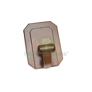 GANCIO ADESIVO GIGANTE PLASTICA MARRONE BL 1 PZ — Accessori bagno — rif. FERX.514070