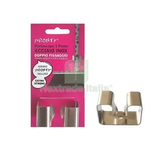 12CF GANCIO PORTASCOPA ADESIVO BL 1 PZ — Ganci, moschettoni e anelli — rif. FERX.514077 12CF GANCIO PORTASCOPA ADESIVO BL 1 PZ — Ganci, moschettoni e anelli — rif. FERX.514077
