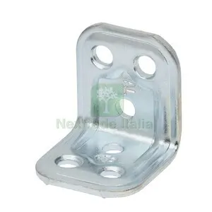 100PZ C Piastra Angolare Acciaio Zincato 30X30X30 MM — Arredo — rif. FERX.514131