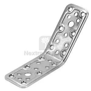 25PZ C Piastra Angolare 135 Acciao Zincato 40X80X80 MM — Arredo — rif. FERX.514141